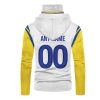 Personalized Nfl Los Angeles Rams 3D Hoodie Mask