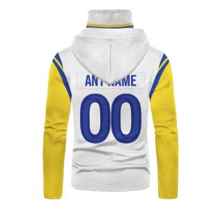 Personalized Nfl Los Angeles Rams 3D Hoodie Mask