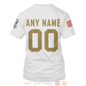 Personalized Nfl Los Angeles Rams Salute To Service White 3D Hoodie