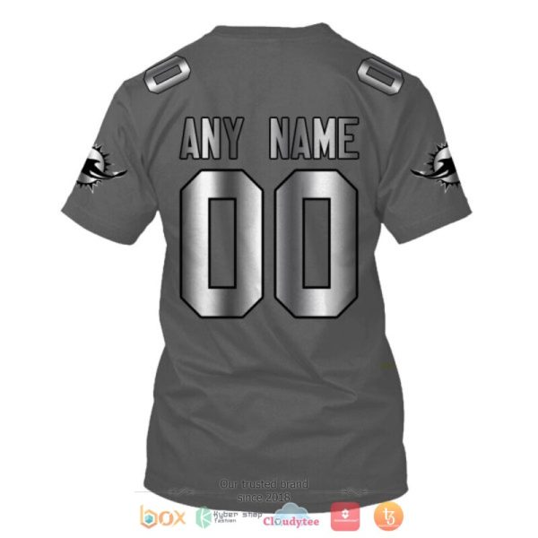 Personalized Nfl Miami Dolphins Dark Grey Custom 3D Shirt