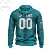 Personalized Nfl Miami Dolphins Name & Number With United States Flag Hoodie