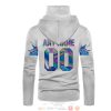 Personalized Nfl Miami Dolphins White Custom 3D Hoodie Mask