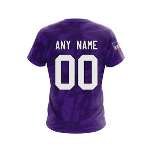 Personalized Nfl Minnesota Vikings American Flag 3D Shirt