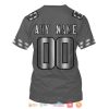 Personalized Nfl Minnesota Vikings Dark Grey Custom 3D Shirt