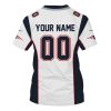 Personalized Nfl New England Patriots Navy 3D Shirt