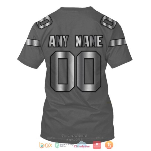 Personalized Nfl New York Dark Grey Custom 3D Shirt