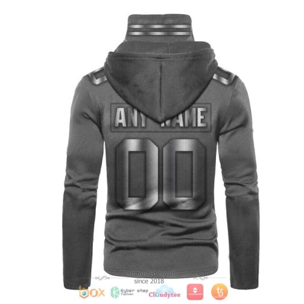 Personalized Nfl New York Giants Dark Grey Custom 3D Hoodie Mask