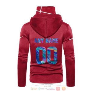 Personalized Nfl New York Giants Red Custom 3D Hoodie Mask