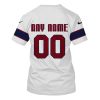 Personalized Nfl New York Giants White 3D Shirt