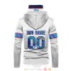 Personalized Nfl New York Giants White Custom 3D Hoodie Mask