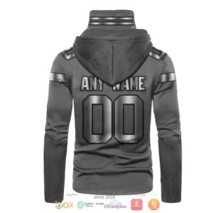 Personalized Nfl New York Jets Dark Grey Custom 3D Hoodie Mask