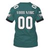 Personalized Nfl Philadelphia Eagles Moss Green 3D Shirt