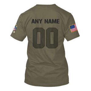 Personalized Nfl Pittsburgh Steelers American Flag 3D Shirt