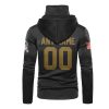 Personalized Nfl San Francisco 49Ers Black 3D Hoodie Mask