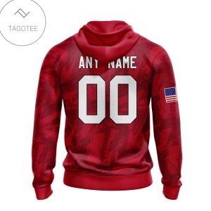 Personalized Nfl San Francisco 49Ers Name & Number With United States Flag Hoodie