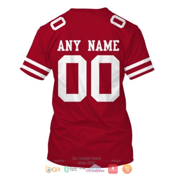 Personalized Nfl San Francisco 49Ers Red Custom 3D Shirt