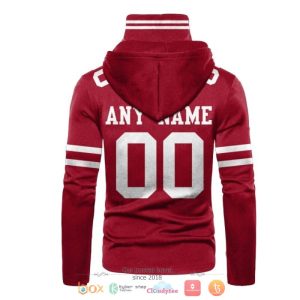 Personalized Nfl San Francisco 49Ers Red Custom Hoodie Mask