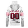 Personalized Nfl San Francisco 49Ers White 3D Hoodie Mask