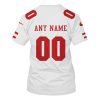 Personalized Nfl San Francisco 49Ers White 3D Shirt