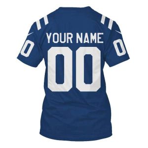 Personalized Nfl Seattle Seahawks Blue 3D Shirt