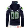 Personalized Nfl Seattle Seahawks Green Black Custom Hoodie Mask