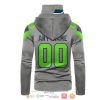 Personalized Nfl Seattle Seahawks Green Grey Custom Hoodie Mask