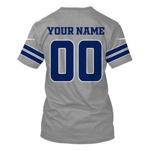 Personalized Nfl Seattle Seahawks Grey 3D Shirt