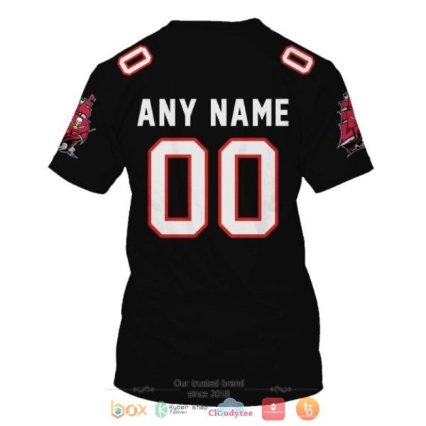 Personalized Nfl Tampa Bay Buccaneers Black Custom 3D Shirt