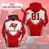 Personalized Nfl Tampa Bay Buccaneers Logo Custom 3D Hoodie