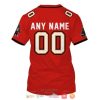 Personalized Nfl Tampa Bay Buccaneers Red Custom 3D Shirt