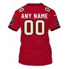 Personalized Nfl Tampa Bay Buccaneers Ship Red 3D Shirt