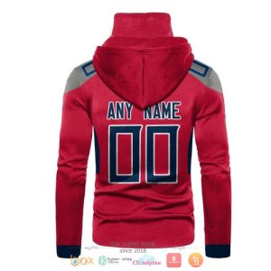 Personalized Nfl Tennessee Titans Red Grey Custom Hoodie Mask