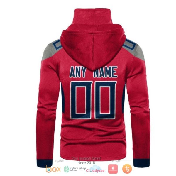 Personalized Nfl Tennessee Titans Red Grey Custom Hoodie Mask