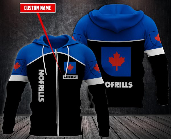 Personalized No Frills 3D Fleece Hoodie