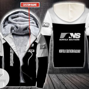 Personalized Norfolk Southern Railway Fleece Hoodie