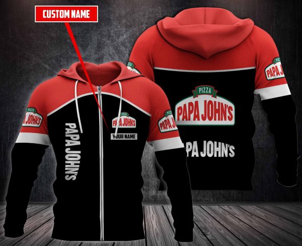 Personalized Papa John’S Pizza Custom 3D Hoodie