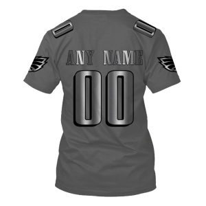 Personalized Philadelphia Eagles Nfl Dark Grey Custom 3D Shirt