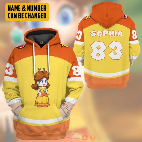 Personalized Princess Daisy Sports 3D Shirt