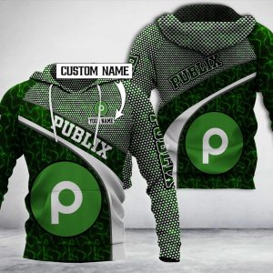 Personalized Publix Green White Custom All Over Print 3D Hoodie