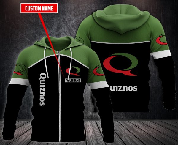 Personalized Quiznos 3D Fleece Hoodie