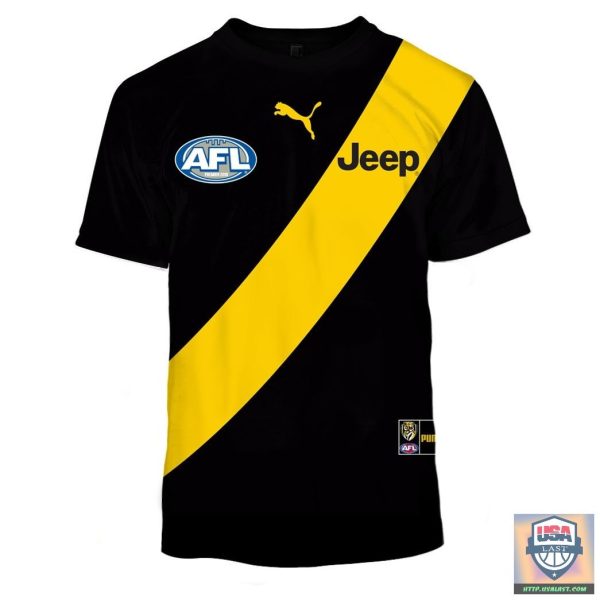 Personalized Richmond Football Club Tigers Afl Home Guernseys Hoodies Shirt