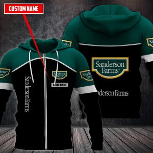 Personalized Sanderson Farms Chicken 3D Fleece Hoodie