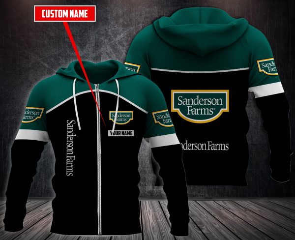 Personalized Sanderson Farms Chicken 3D Fleece Hoodie