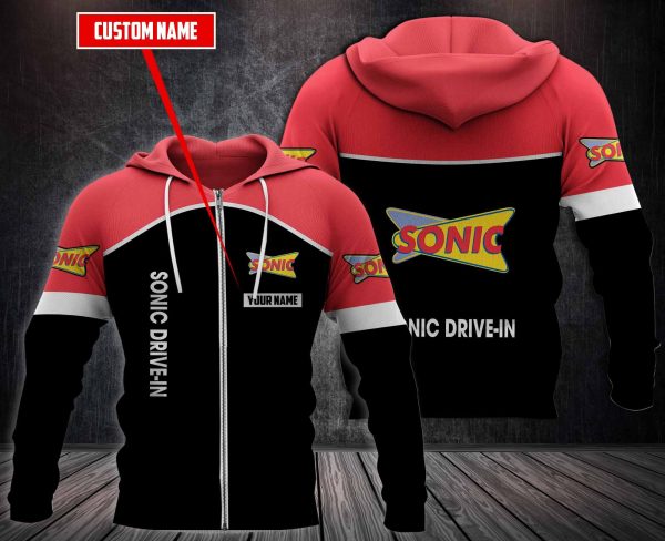 Personalized Sonic Drive-In Custom 3D Hoodie