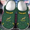 Personalized South Africa Springboks Crocs