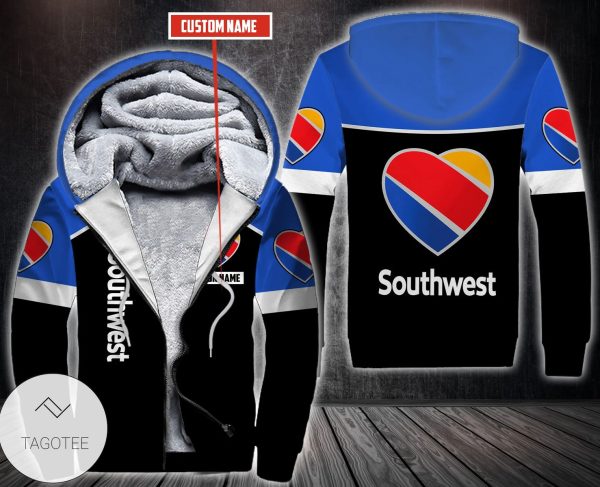 Personalized Southwest Airlines Fleece Hoodie