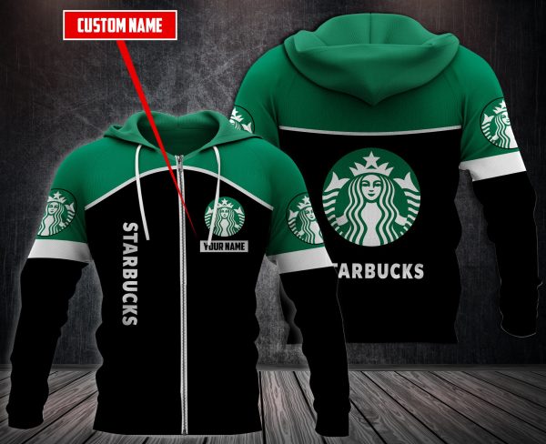 Personalized Starbucks 3D Fleece Hoodie