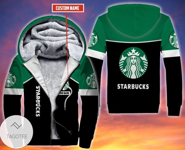 Personalized Starbucks Fleece Hoodie