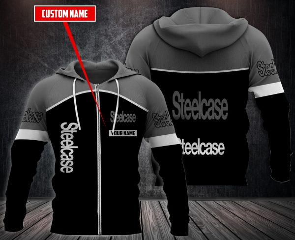 Personalized Steelcase 3D Fleece Hoodie