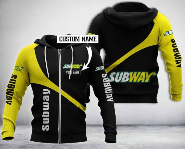 Personalized Subway 3D Hoodie